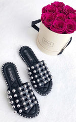 Load image into Gallery viewer, Studded Caged Open Toe Sandals
