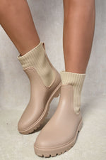 Load image into Gallery viewer, Slip On Platform Ankle Boots
