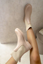 Load image into Gallery viewer, Slip On Platform Ankle Boots
