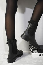 Load image into Gallery viewer, Slip On Platform Ankle Boots

