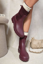 Load image into Gallery viewer, Slip On Platform Ankle Boots
