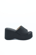 Load image into Gallery viewer, Slip On Wedge Heel Sandal
