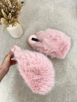 Load image into Gallery viewer, Fluffy Faux Fur Winter Sandals
