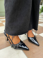 Load image into Gallery viewer, Slingback Strappy Buckle High Heels
