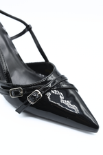 Load image into Gallery viewer, Slingback Strappy Buckle High Heels
