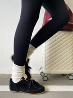 Load image into Gallery viewer, Double Contrast Lace Up Flat Trainers
