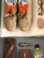 Load image into Gallery viewer, Double Contrast Lace Up Flat Trainers
