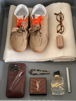 Load image into Gallery viewer, Double Contrast Lace Up Flat Trainers
