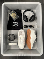 Load image into Gallery viewer, Double Contrast Lace Up Flat Trainers
