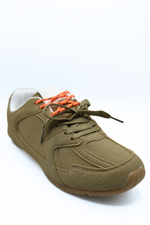 Load image into Gallery viewer, Double Contrast Lace Up Flat Trainers
