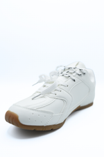 Load image into Gallery viewer, Double Contrast Lace Up Flat Trainers
