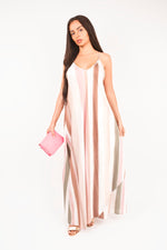 Load image into Gallery viewer, Strappy Printed Maxi Dress
