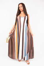 Load image into Gallery viewer, Strappy Printed Maxi Dress
