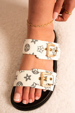 Load image into Gallery viewer, Double Buckle Slip On Sandals
