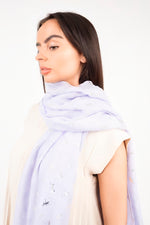 Load image into Gallery viewer, Metallic Dragonfly Print Lightweight Scarf
