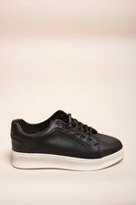 Load image into Gallery viewer, Low Top Faux Leather Lace Up Trainers for Men
