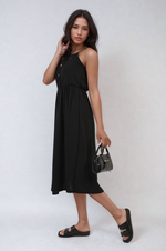 Load image into Gallery viewer, Button Front Strappy Midi Dress
