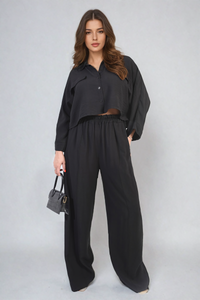 Oversize Top & Wide Leg Trouser Co-ord Set