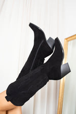 Load image into Gallery viewer, Block Heel Cowboy Boots
