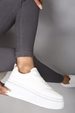 Load image into Gallery viewer, Chunky Lace Up Trainers with Contrast Stripe
