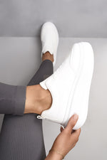Load image into Gallery viewer, Chunky Lace Up Trainers with Contrast Stripe
