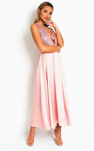 Backless Sequin Midi Dress