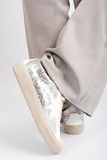 Load image into Gallery viewer, Glitter Star Lace Up Trainers
