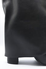 Load image into Gallery viewer, Pointed Toe Fold-Over Knee High Boots
