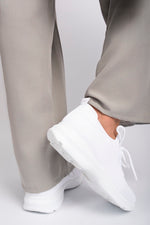 Load image into Gallery viewer, Knit Sock Lace-Up Lightweight Trainers
