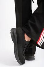 Load image into Gallery viewer, Knit Sock Lace-Up Lightweight Trainers
