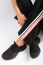 Load image into Gallery viewer, Knit Sock Lace-Up Lightweight Trainers
