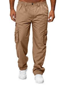 Olive Green Men's Multi-Pocket Cargo Pants