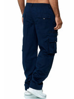 Load image into Gallery viewer, Olive Green Men&#39;s Multi-Pocket Cargo Pants
