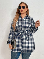 Load image into Gallery viewer, Waist Tie Longline Shirt
