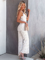 Load image into Gallery viewer, Mid Waist Lace Jumpsuit

