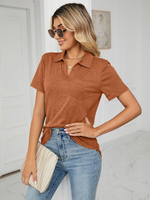 Load image into Gallery viewer, Short Sleeve Polo Top
