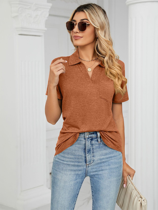 Short Sleeve Polo Top