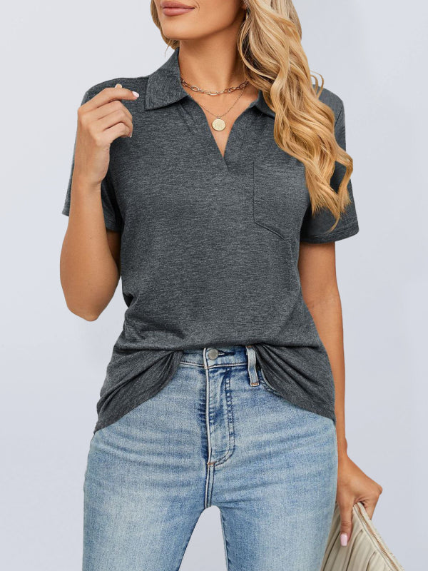 Short Sleeve Polo Top