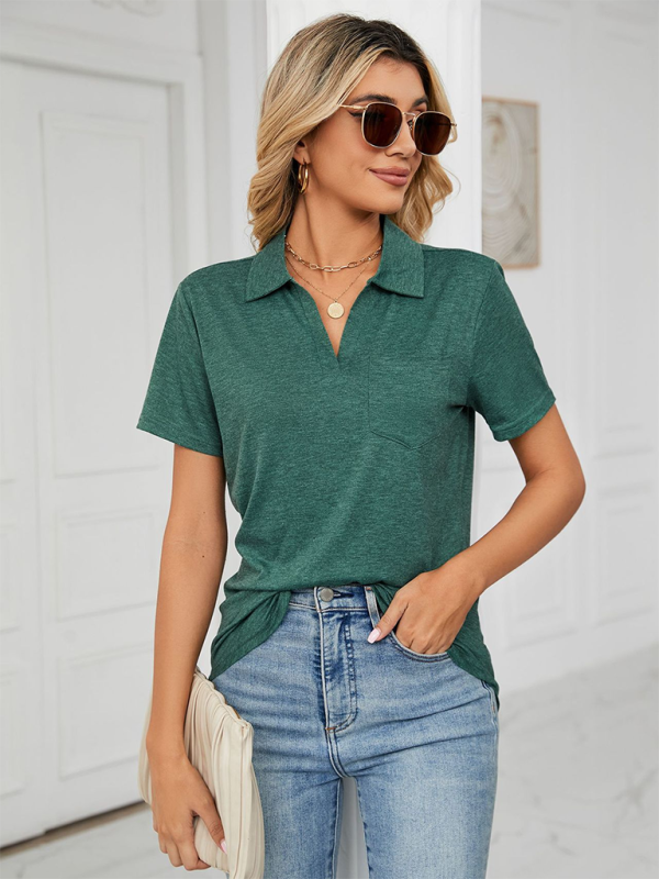 Short Sleeve Polo Top