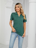 Load image into Gallery viewer, Short Sleeve Polo Top
