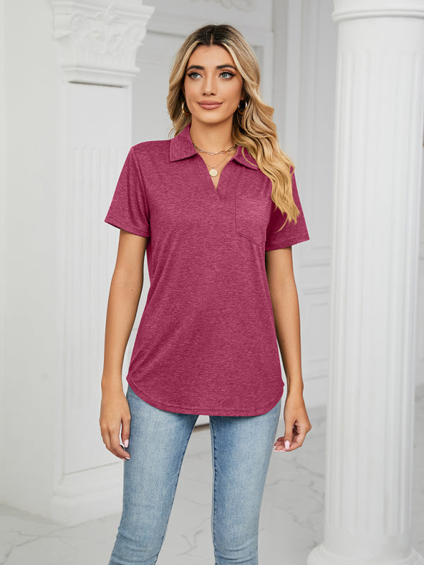 Short Sleeve Polo Top