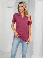 Load image into Gallery viewer, Short Sleeve Polo Top
