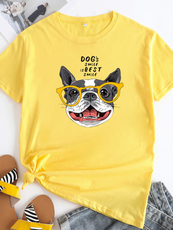 "Dogs Smile Is Best Smile" T-shirt