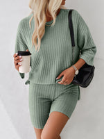 Load image into Gallery viewer, Light Grey Fashionable Mid Sleeve Suit
