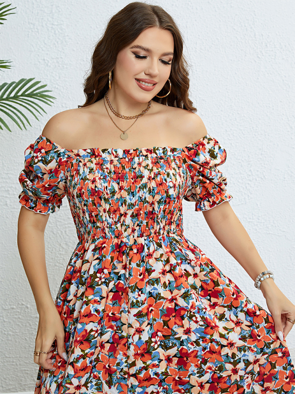 Curve One Shoulder Waist Slimming Dress