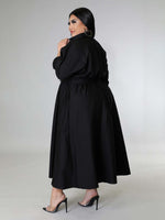 Load image into Gallery viewer, Curve Long Sleeve Shirt Dress
