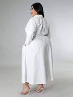 Load image into Gallery viewer, Curve Long Sleeve Shirt Dress
