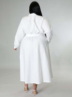 Load image into Gallery viewer, Curve Long Sleeve Shirt Dress
