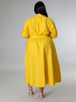 Load image into Gallery viewer, Curve Long Sleeve Shirt Dress
