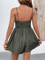 Load image into Gallery viewer, Suspender Lace Patchwork Jumpsuit
